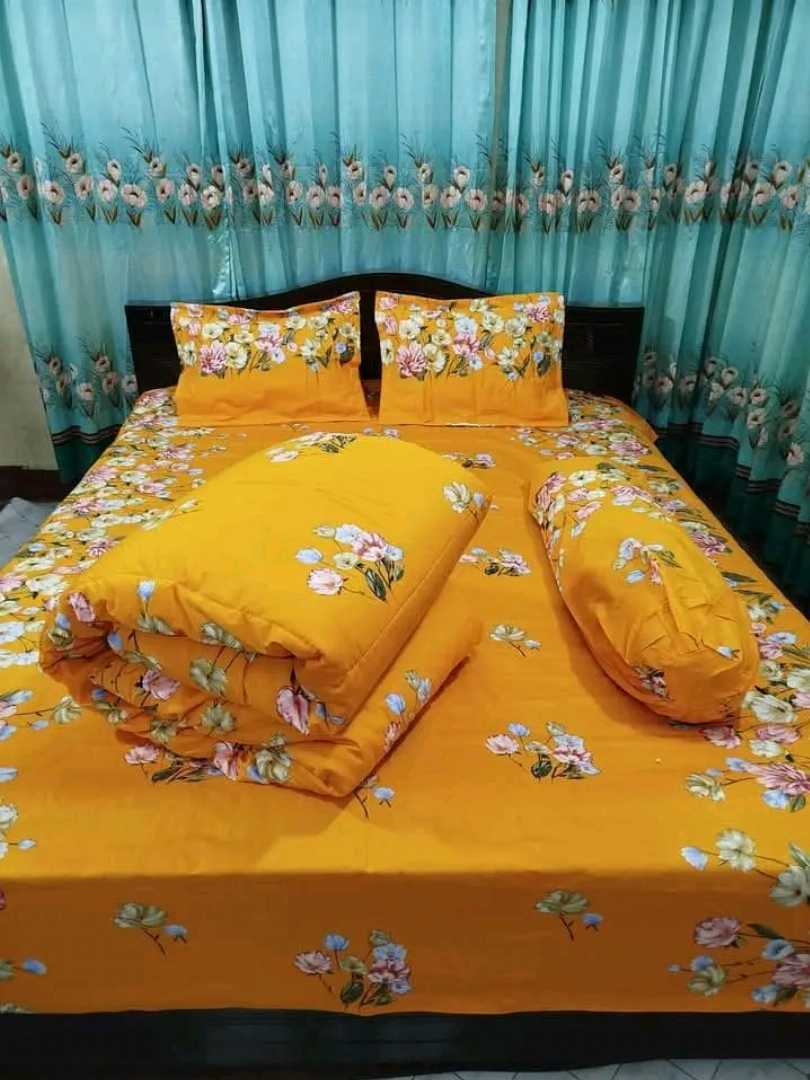 ৫,পিছ,সেট,প্রিমিয়াম,কোয়ালিটি,টুইল,কটন,ফেব্রিক্স,কমফোর্টার