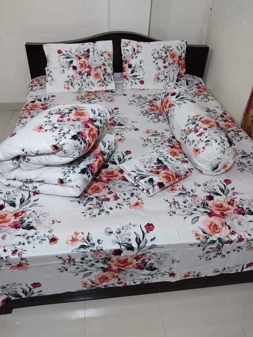 ৫,পিছ,সেট,প্রিমিয়াম,কোয়ালিটি,টুইল,কটন,ফেব্রিক্স,কমফোর্টার