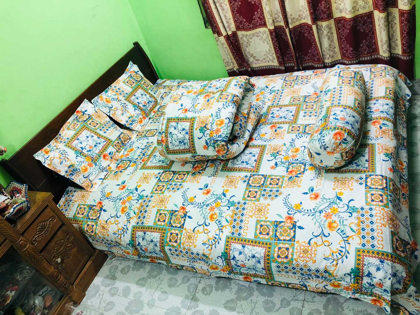 ৫,পিছ,সেট,প্রিমিয়াম,কোয়ালিটি,টুইল,কটন,ফেব্রিক্স,কমফোর্টার