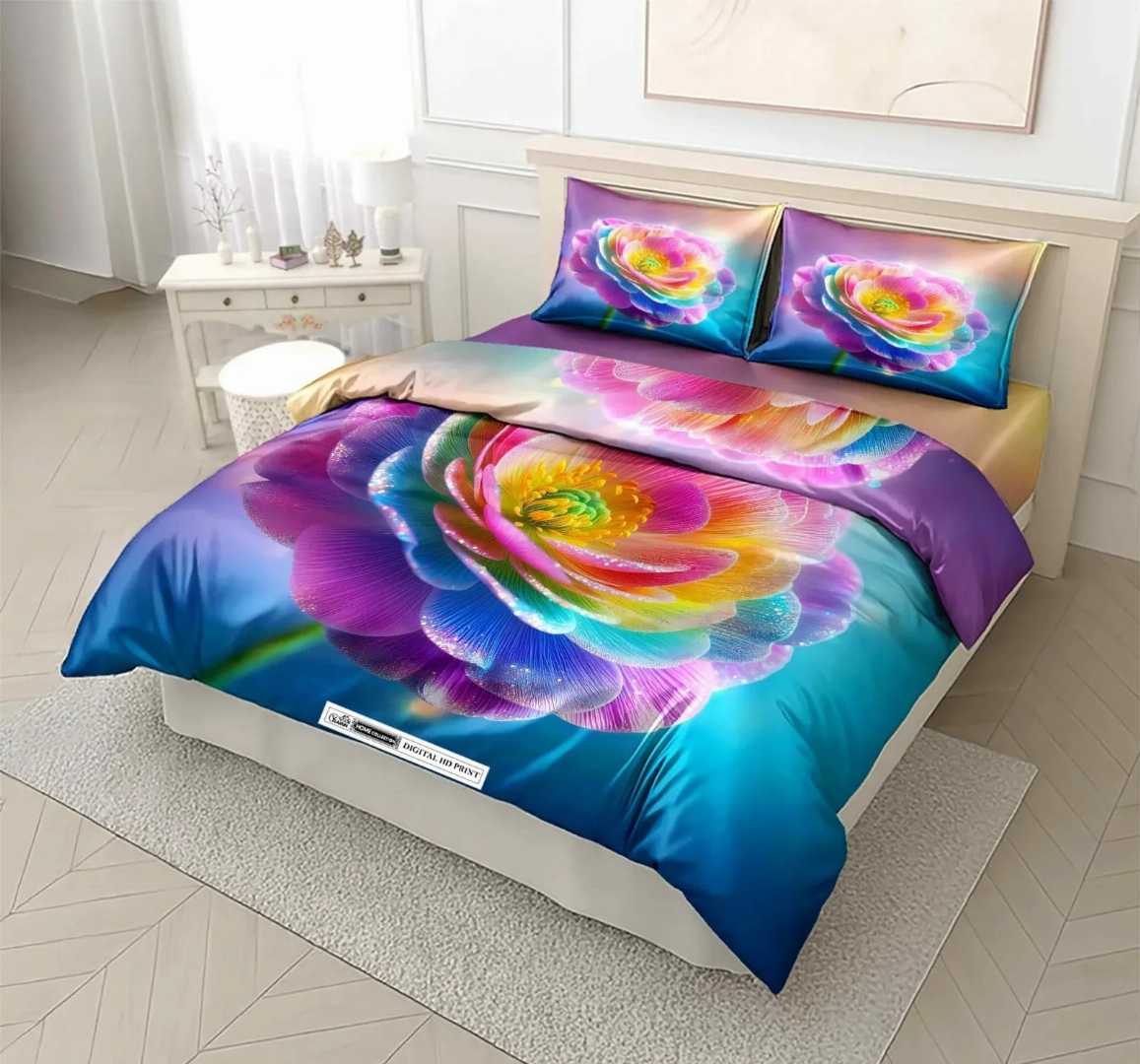 3D,প্রিন্টেড,ইয়ামিন,কটন,বেডশীট