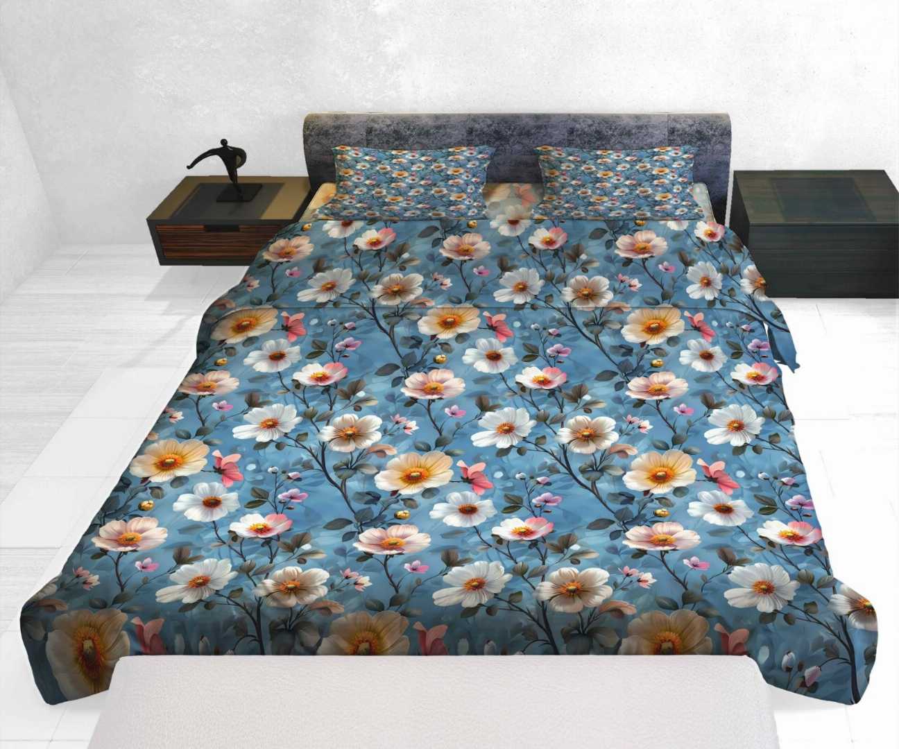 100%,কটন,সম্পূর্ণ,ডিজিটাল,থ্রি,ডি,প্রিন্টের,প্রিমিয়াম,কোয়ালিটি,হোমটেক্স,এর,বেডশীট