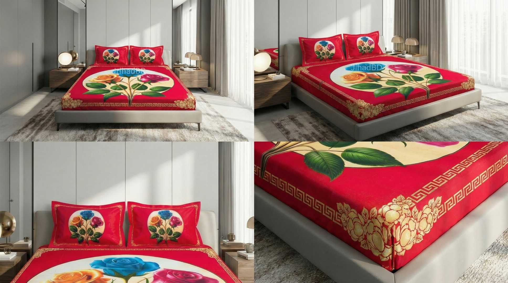 King,Size,Hometex,Bed,Sheet,Set