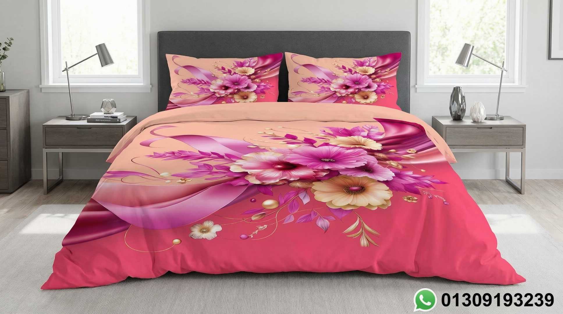 <meta name="title" content="King Size 3D Floral Cotton Bed Sheet Set | Luxury Bed Sheet Bangladesh">

<meta name="description" content="Premium quality king size 3D floral printed bed sheet made wi