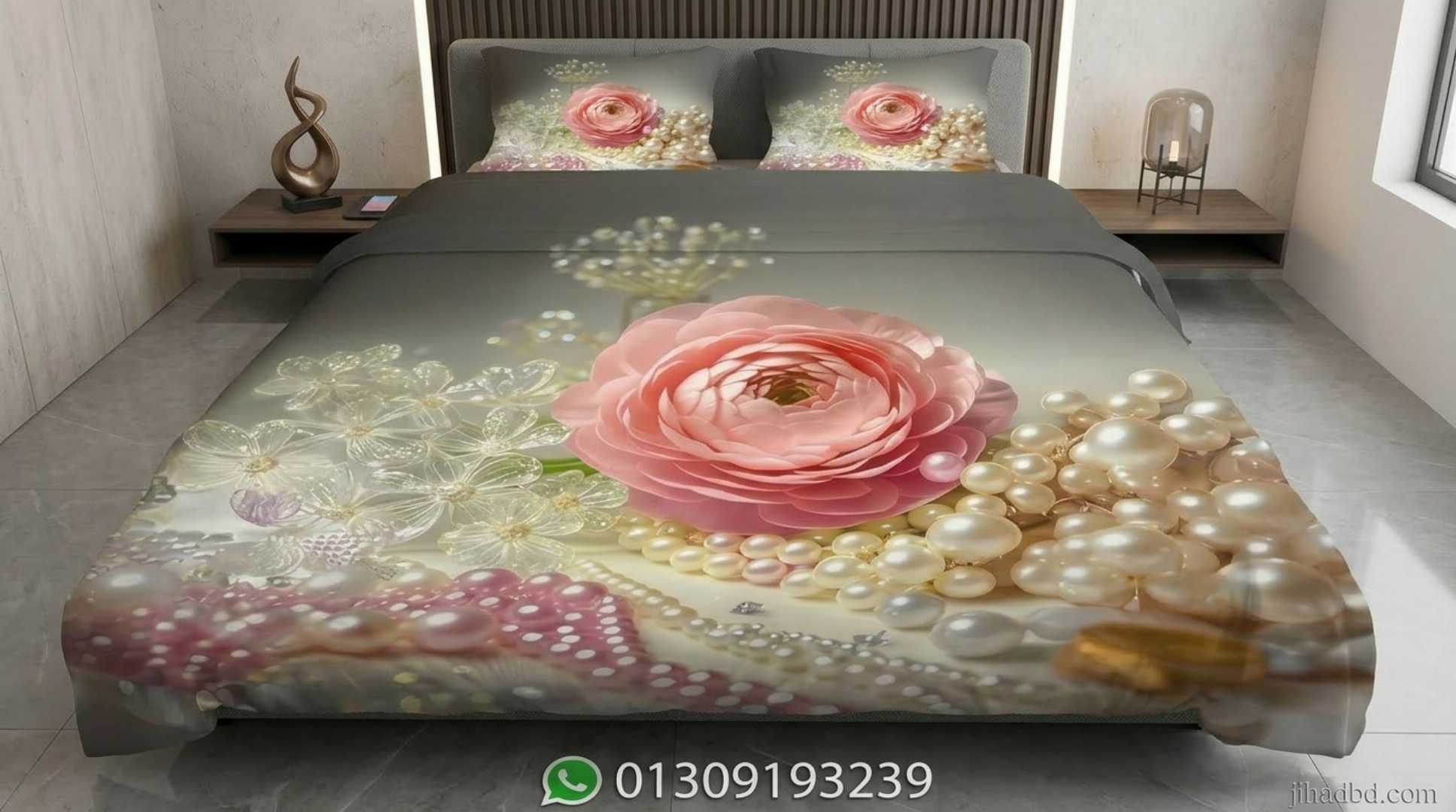 100%,কটন,সম্পূর্ণ,ডিজিটাল,থ্রি,ডি,প্রিন্টের,প্রিমিয়াম,কোয়ালিটি,হোমটেক্স,এর,বেডশীট