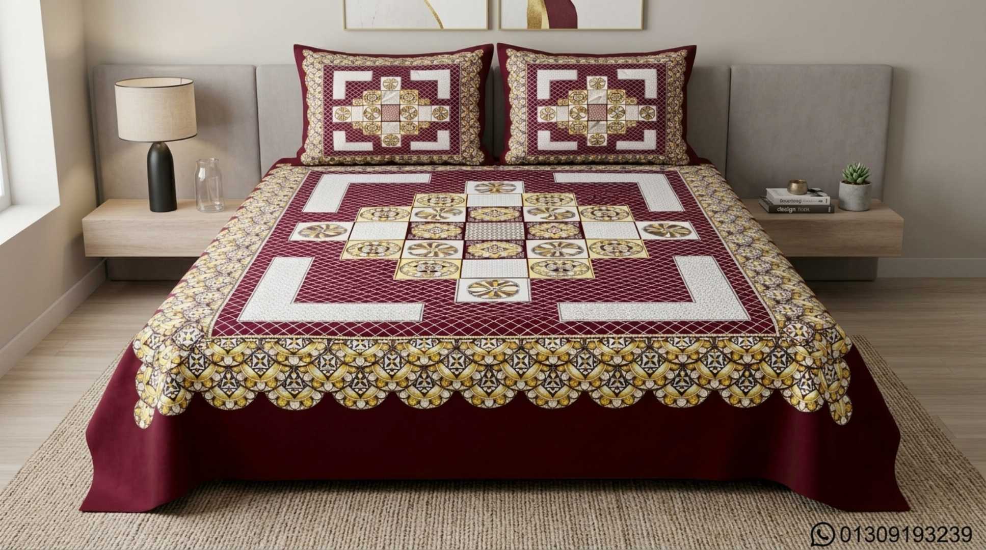 #LuxuryBedsheet #KingSizeBedsheet #PremiumBedsheet #HomeDecor #BedsheetBD