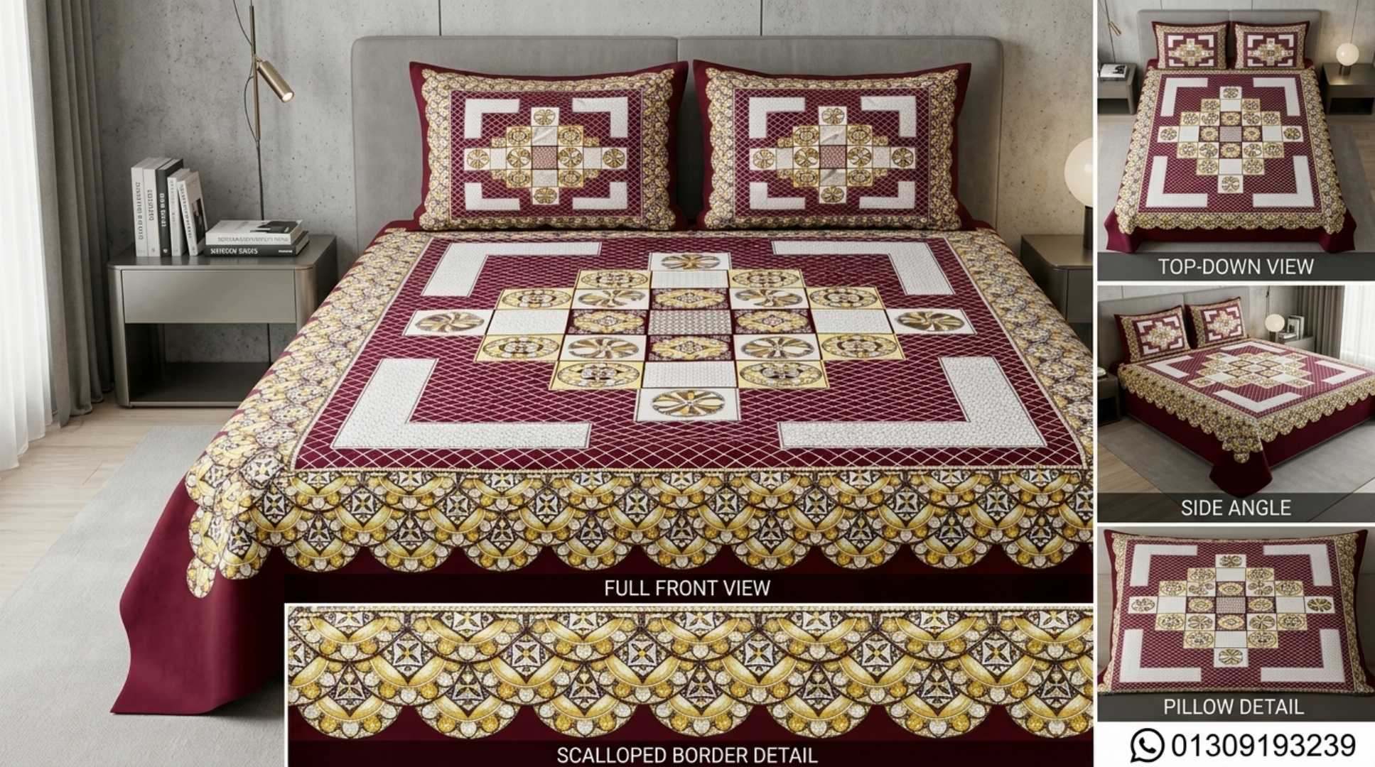 #LuxuryBedsheet #KingSizeBedsheet #PremiumBedsheet #HomeDecor #BedsheetBD