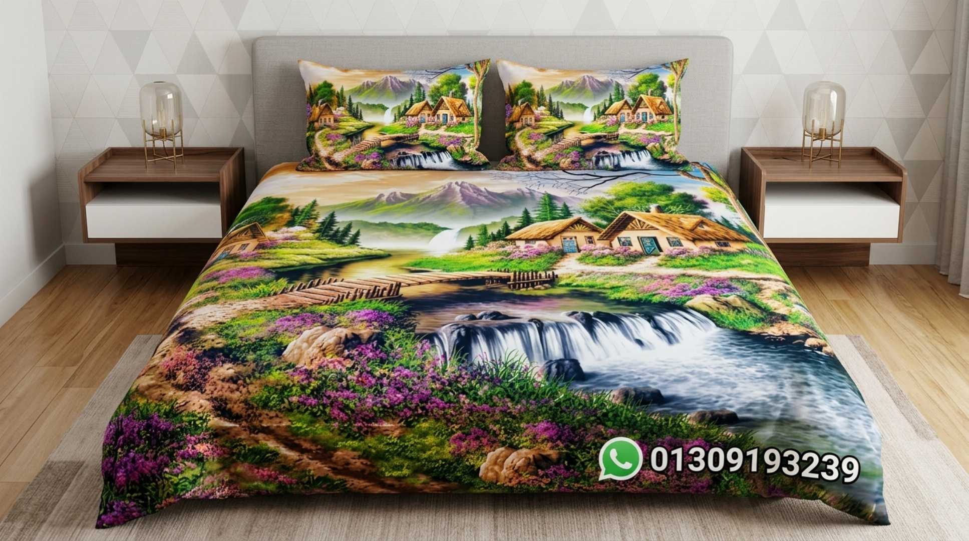 #LuxuryBedsheet #KingSizeBedsheet #PremiumBedsheet #HomeDecor #BedsheetBD