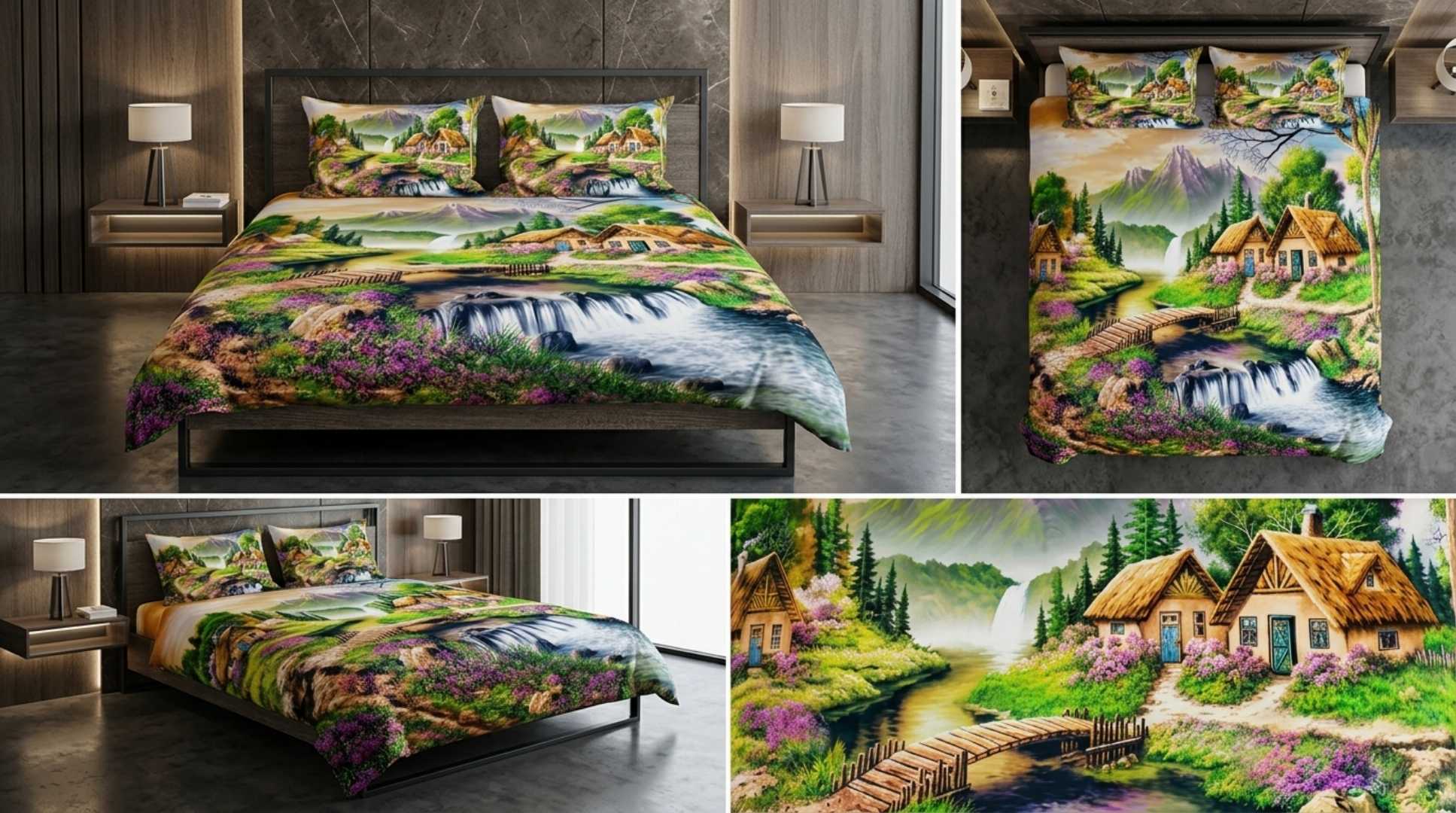 #LuxuryBedsheet #KingSizeBedsheet #PremiumBedsheet #HomeDecor #BedsheetBD