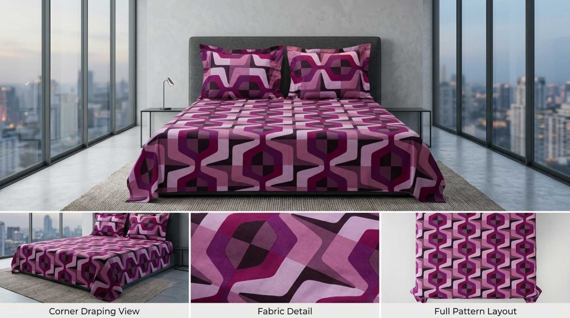 100%,Cotton,Twill,Bed,Sheet