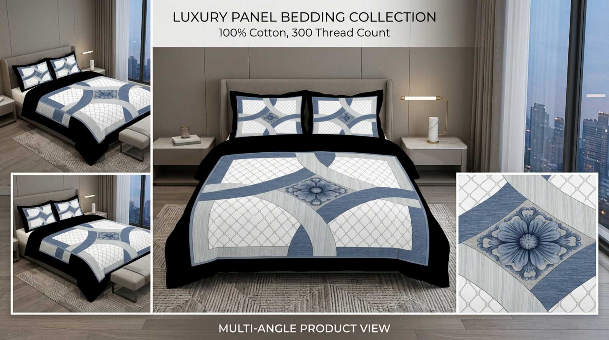 <meta name="title" content="King Size 3D Floral Cotton Bed Sheet Set | Luxury Bed Sheet Bangladesh">

<meta name="description" content="Premium quality king size 3D floral printed bed sheet made wi