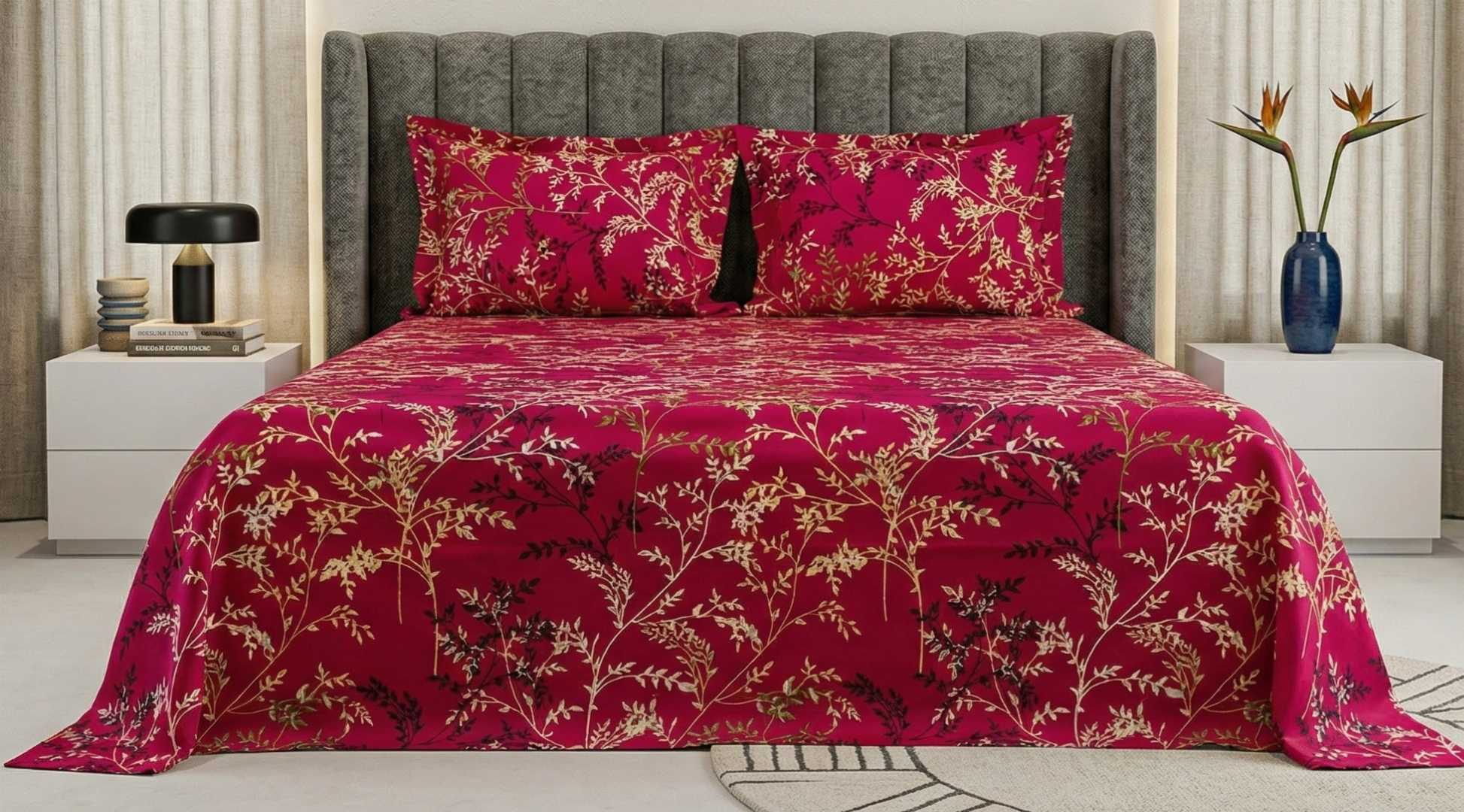100%,Cotton,Twill,Bed,Sheet