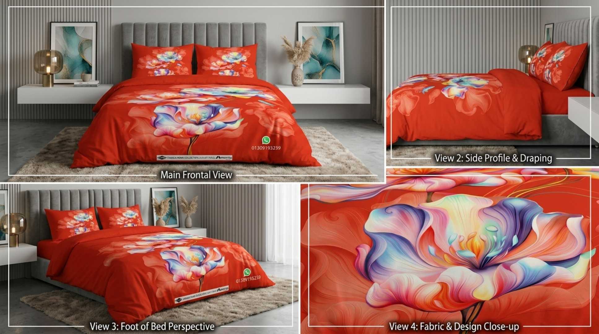 <meta name="title" content="King Size 3D Floral Cotton Bed Sheet Set | Luxury Bed Sheet Bangladesh">

<meta name="description" content="Premium quality king size 3D floral printed bed sheet made wi