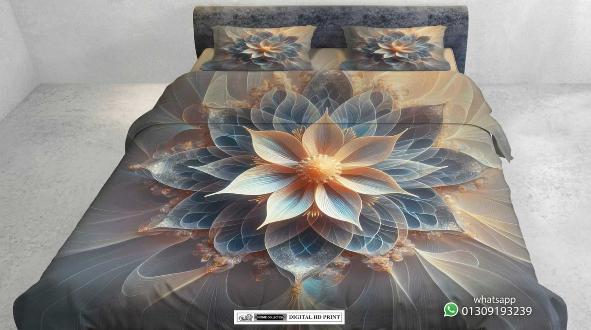 3D,প্রিন্টেড,ইয়ামিন,কটন,বেডশীট