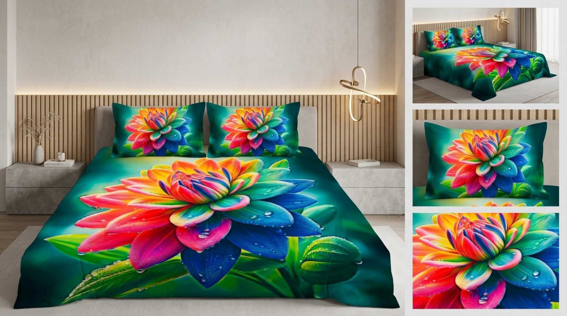 3D,প্রিন্টেড,ইয়ামিন,কটন,বেডশীট
