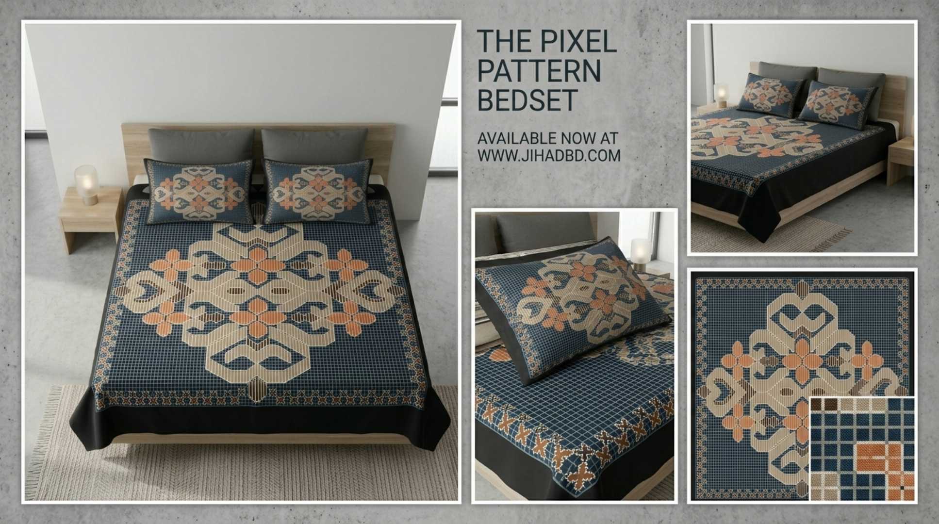 #LuxuryBedsheet #KingSizeBedsheet #PremiumBedsheet #HomeDecor #BedsheetBD