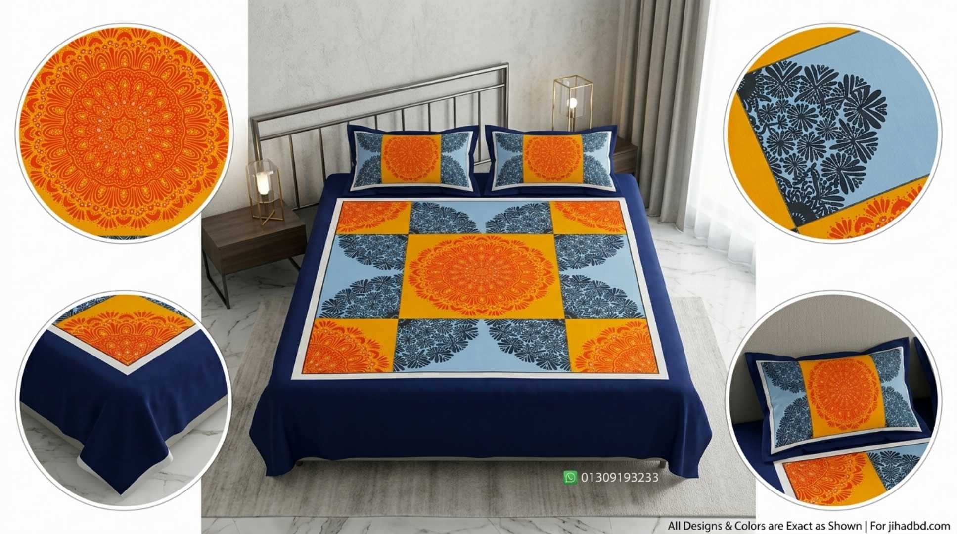 #LuxuryBedsheet #KingSizeBedsheet #PremiumBedsheet #HomeDecor #BedsheetBD