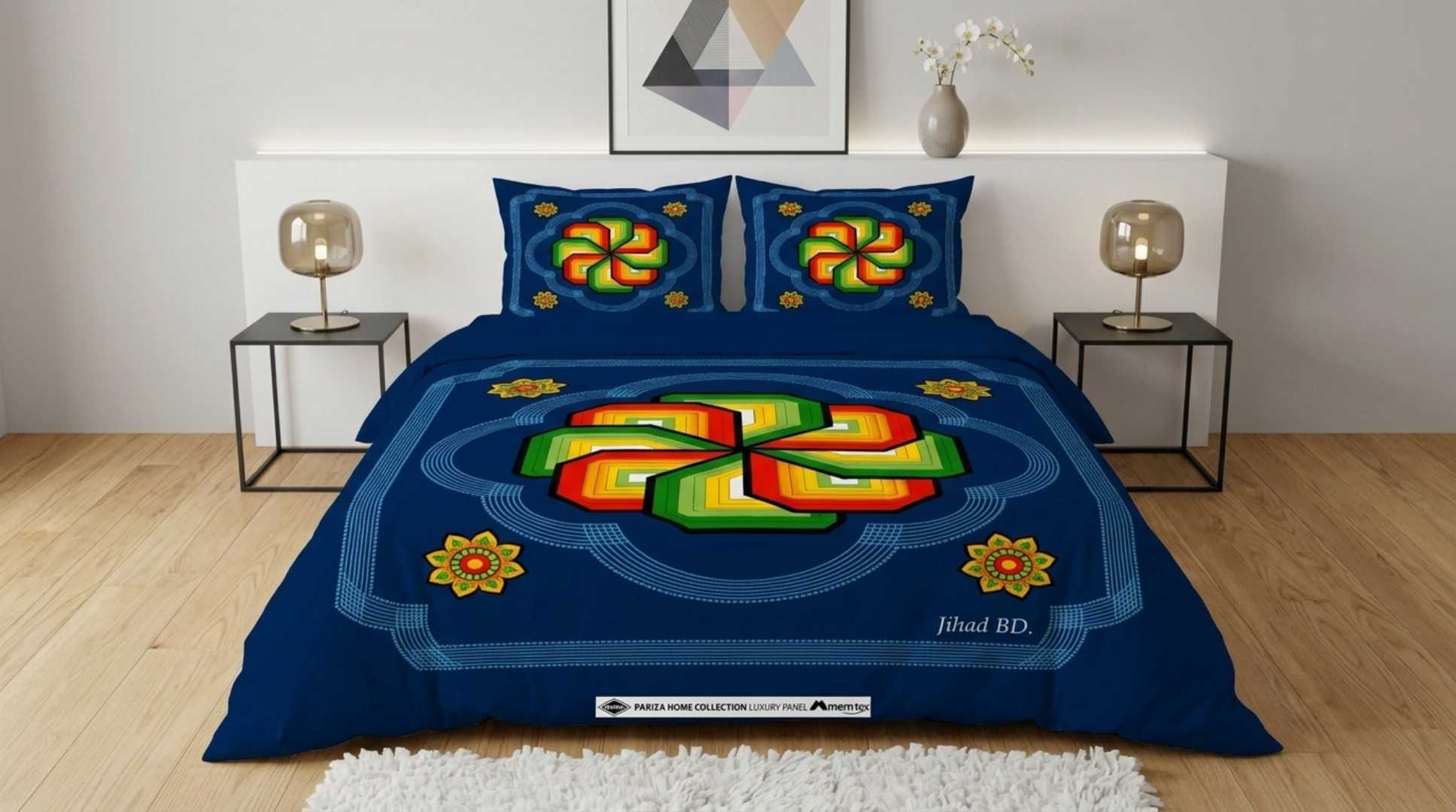 <meta name="title" content="King Size 3D Floral Cotton Bed Sheet Set | Luxury Bed Sheet Bangladesh">

<meta name="description" content="Premium quality king size 3D floral printed bed sheet made wi