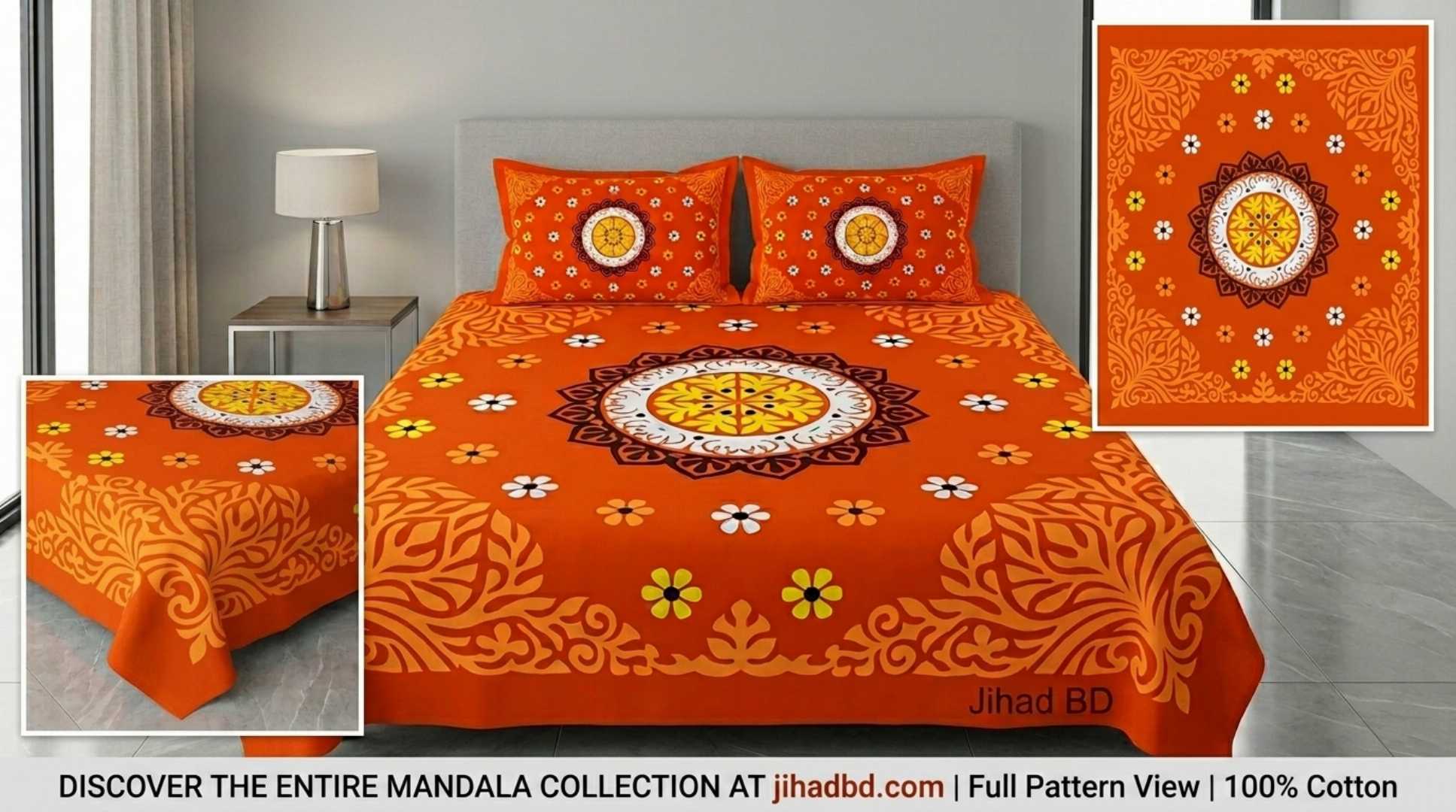 #LuxuryBedsheet #KingSizeBedsheet #PremiumBedsheet #HomeDecor #BedsheetBD