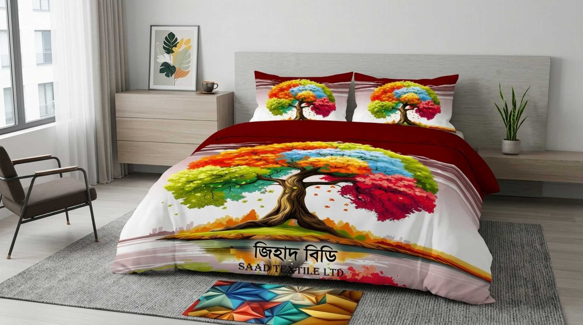 #LuxuryBedsheet #KingSizeBedsheet #PremiumBedsheet #HomeDecor #BedsheetBD