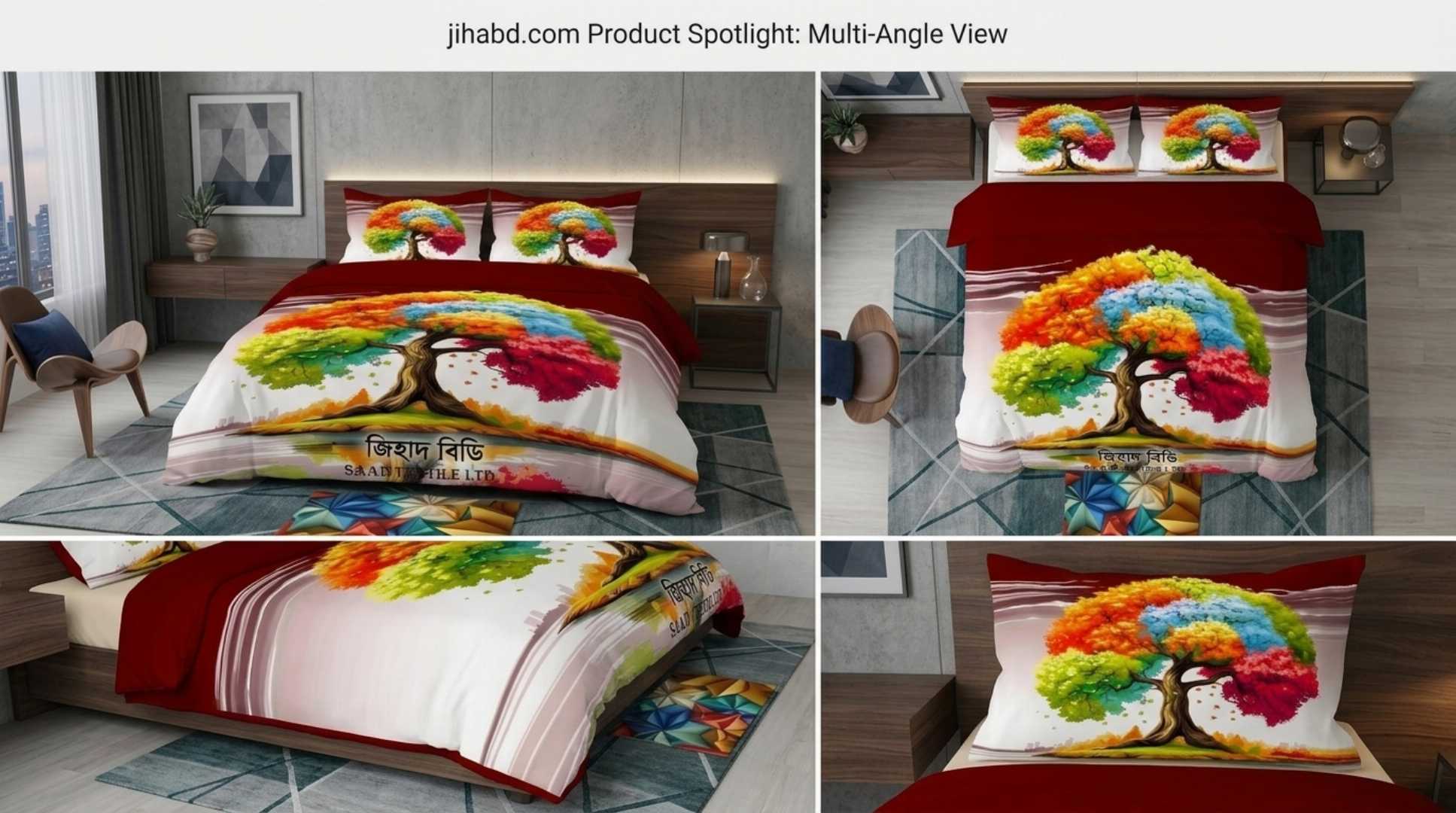 #LuxuryBedsheet #KingSizeBedsheet #PremiumBedsheet #HomeDecor #BedsheetBD