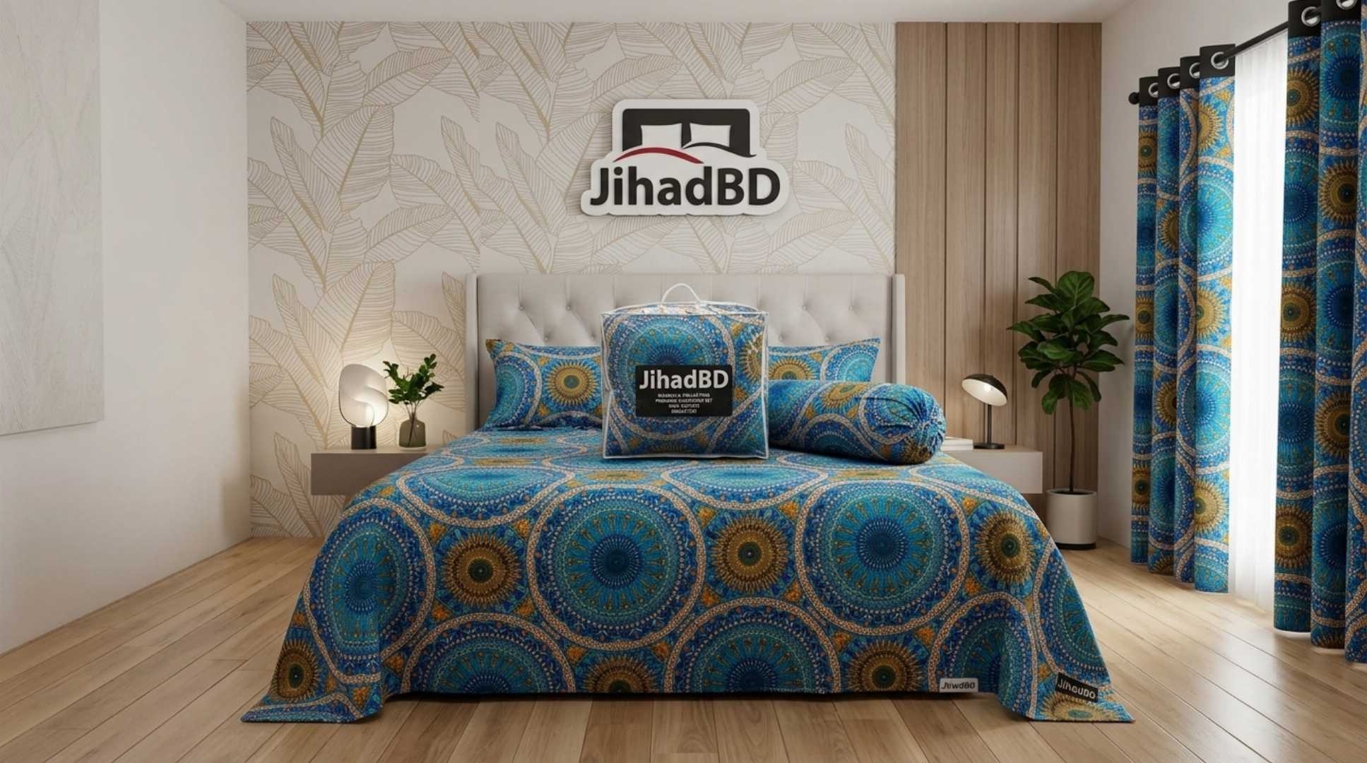 ৫,পিছ,সেট,প্রিমিয়াম,কোয়ালিটি,টুইল,কটন,ফেব্রিক্স,কমফোর্টার