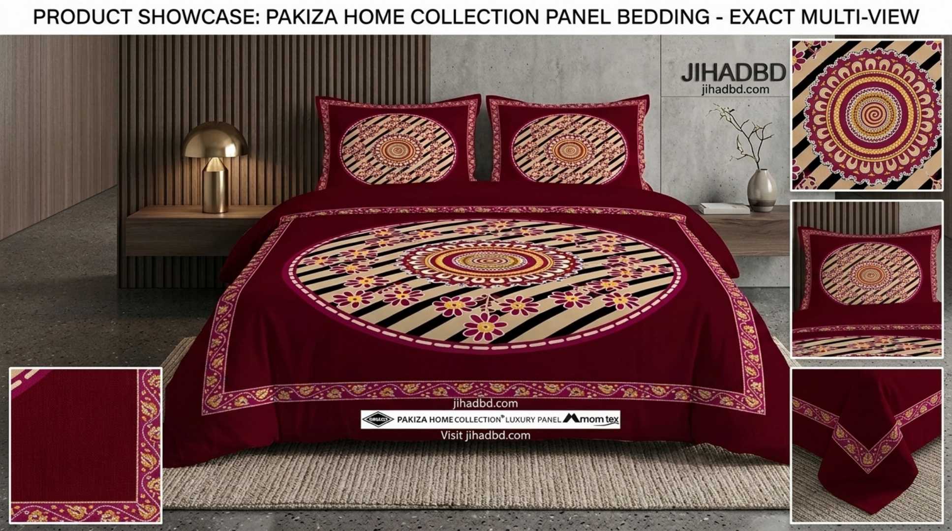 Original Pakiza bedsheet, Pakiza brand bedsheet, Pakiza cotton bedsheet, 100% cotton bedsheet, king size bedsheet, cotton bedsheet Bangladesh, premium cotton bedsheet, 7.5x8 feet bedsheet, double bed bedsheet, Pakiza bedsheet Bangladesh, পাকিজা বেডশীট, পাকিজা ব্র্যান্ড বেডশীট, ১০০% কটন বেডশীট, কিং সাইজ বেডশীট, ডাবল বেড বেডশীট, JihadBD
<meta name="description" content="Premium quality king size 3D floral printed bed sheet made wi