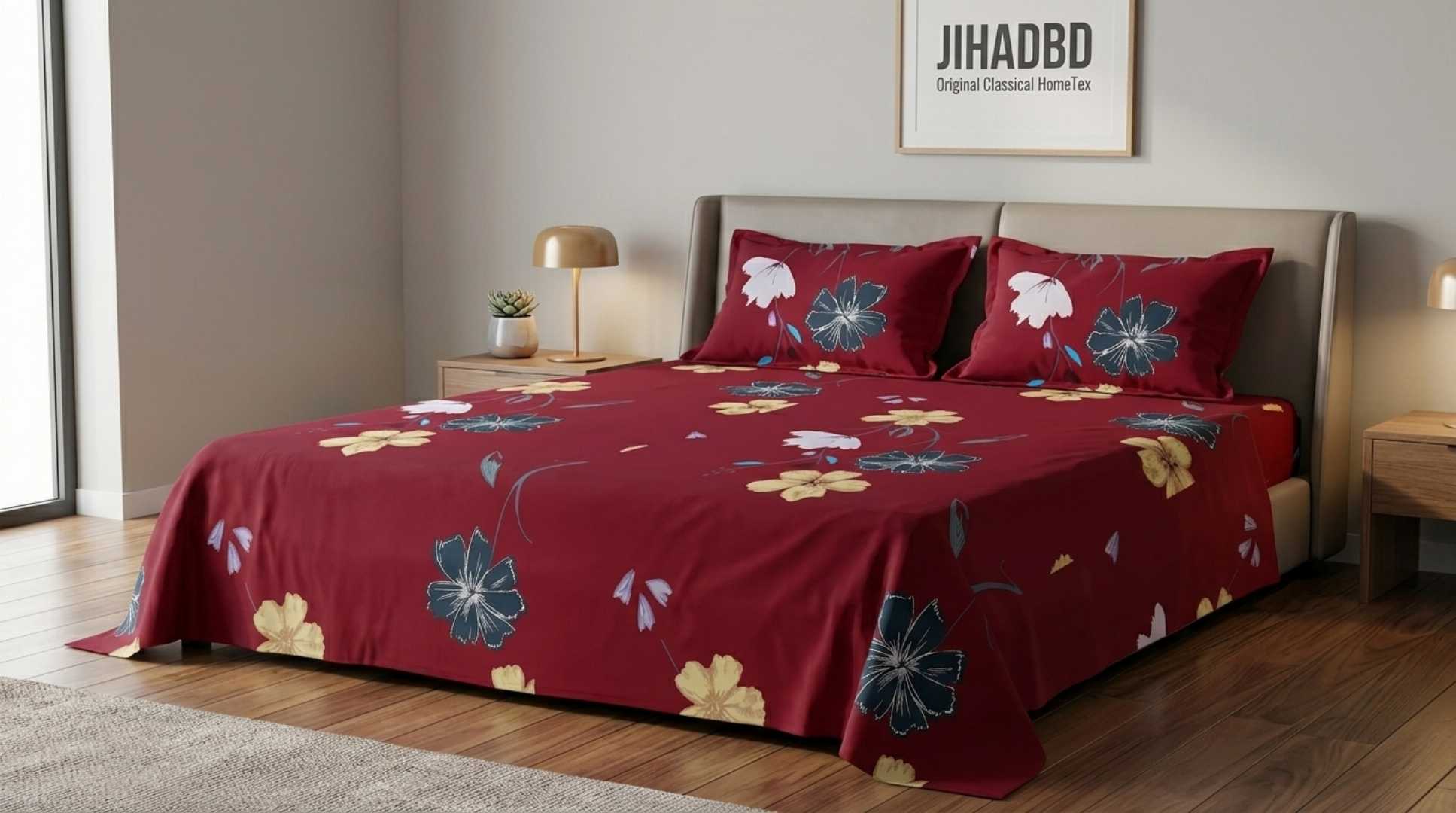 অরিজিনাল,ক্লাসিক্যাল,হোমটেক্স,কটন,বেডশিট