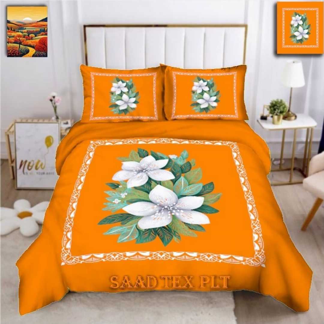 Luxury King Size CLASSICAL PRIME HOMETEX Cotton Bedsheet – 100% কটন, ৭.৫ × ৮ ফিট কিং সাইজ, ১০০% কালার গ্যারান্টি। ৩ পিস ৳১,০৫০ ও ৪ পিস ৳১,২০০।