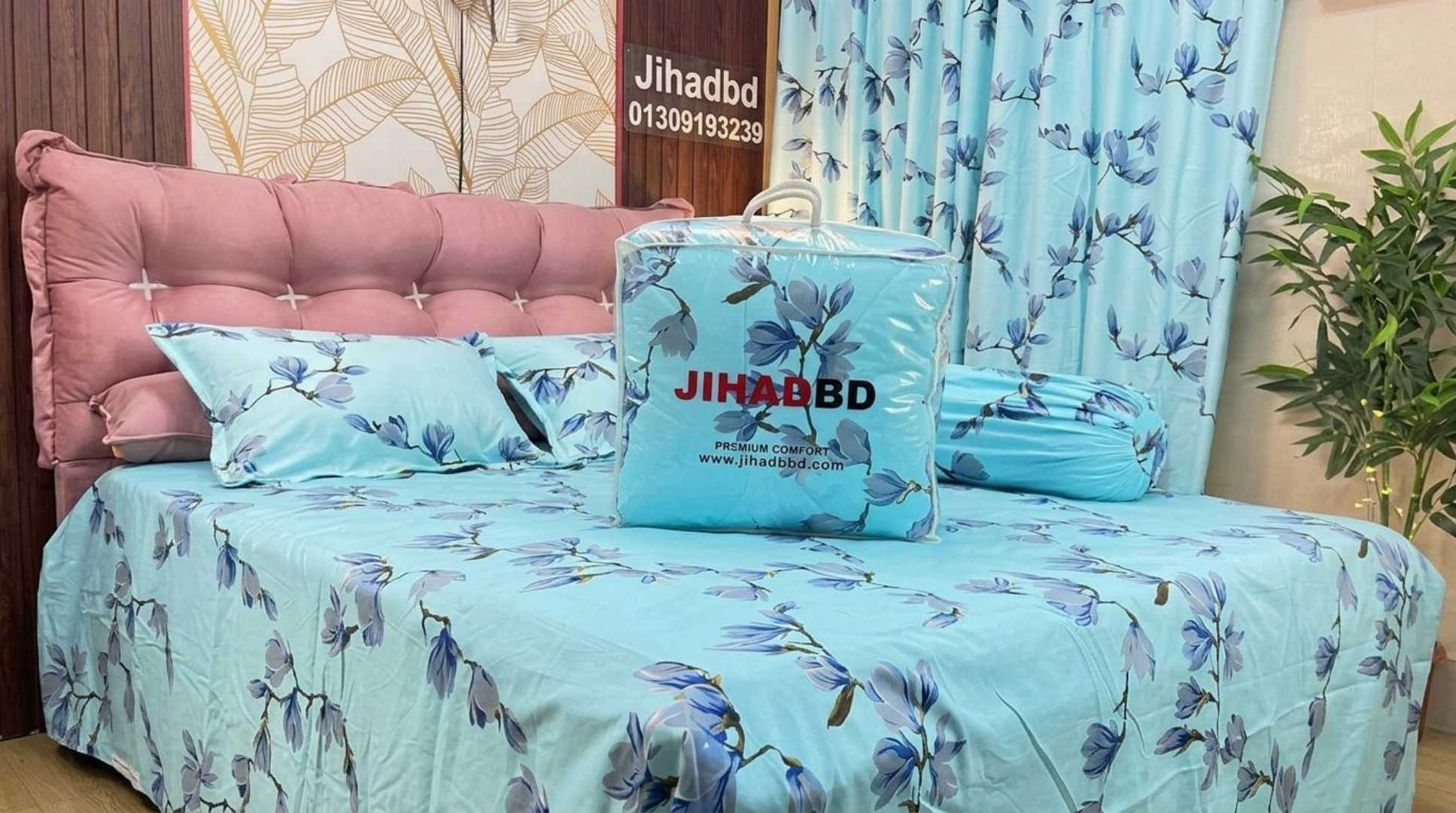 ৫,পিছ,সেট,প্রিমিয়াম,কোয়ালিটি,টুইল,কটন,ফেব্রিক্স,কমফোর্টার
